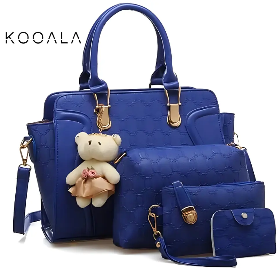 Set de Carteras 4 en 1 para Mujer con Morral y Neceser 2
