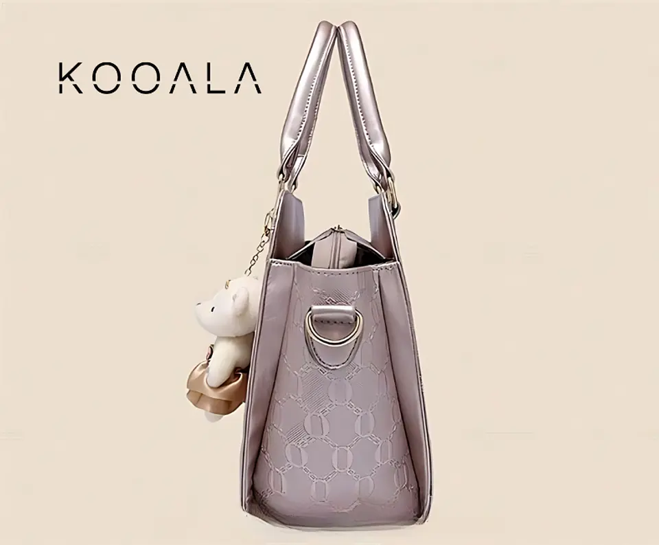 Set de Carteras 4 en 1 para Mujer con Morral y Neceser 7