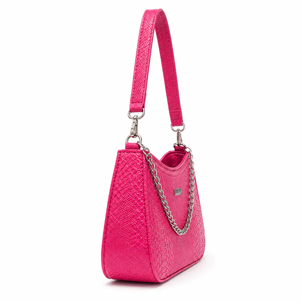 Cartera Baguette Croco Shine para Mujer 6