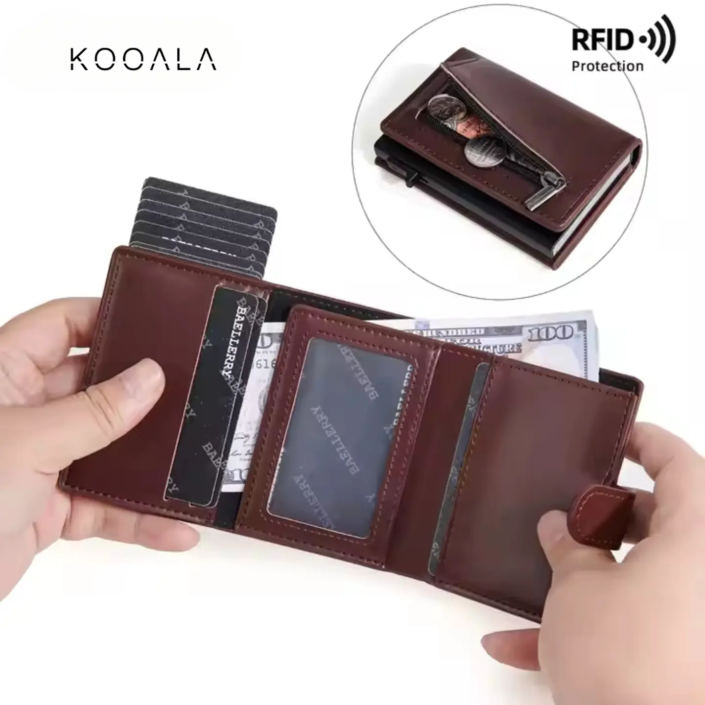 Billetera Baellerry Slide Pro RFID para Hombre 2