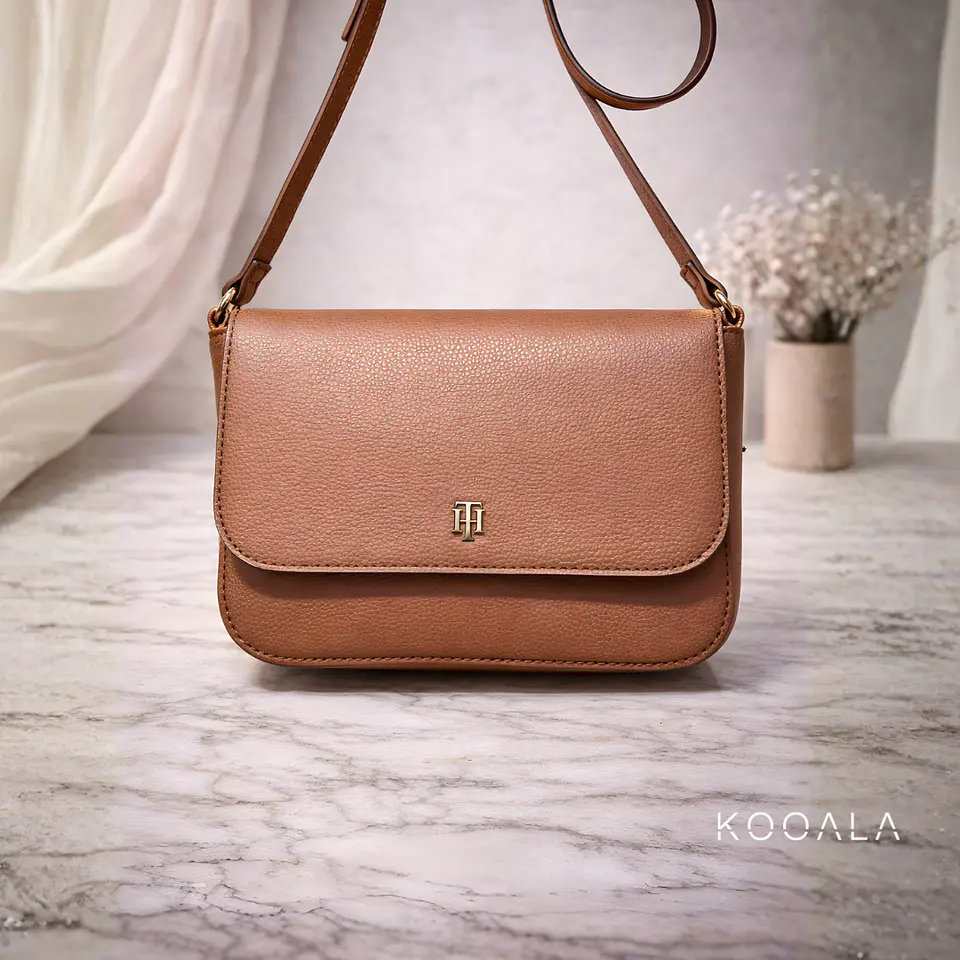 Crossbody Premium Tommy Hilfiger Camel 1
