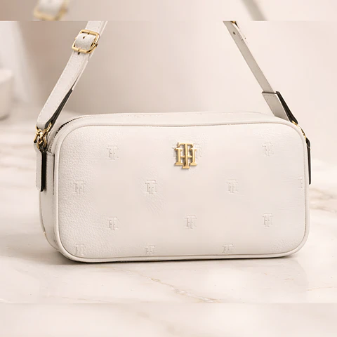 Cartera Crossbody Tommy Hilfiger Soft Elegance Blanca