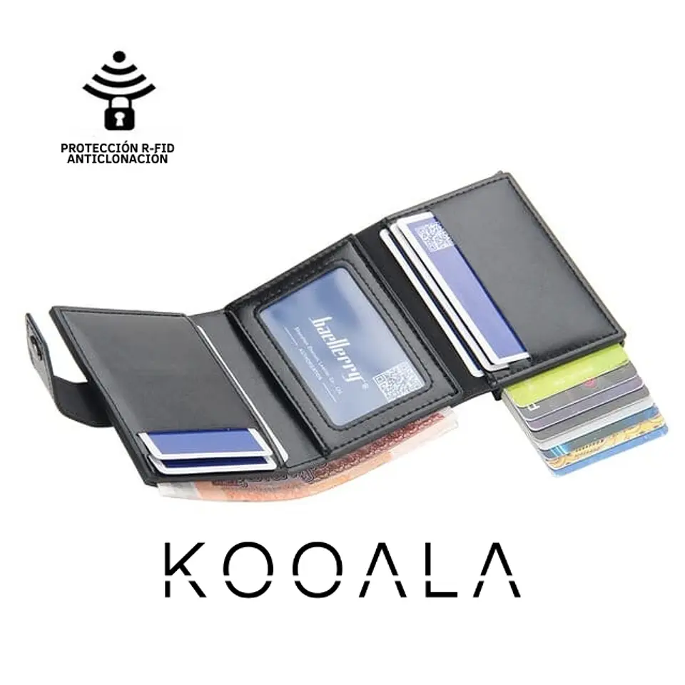 Billetera Smart KOOALA con Tarjetero Automático RFID 2