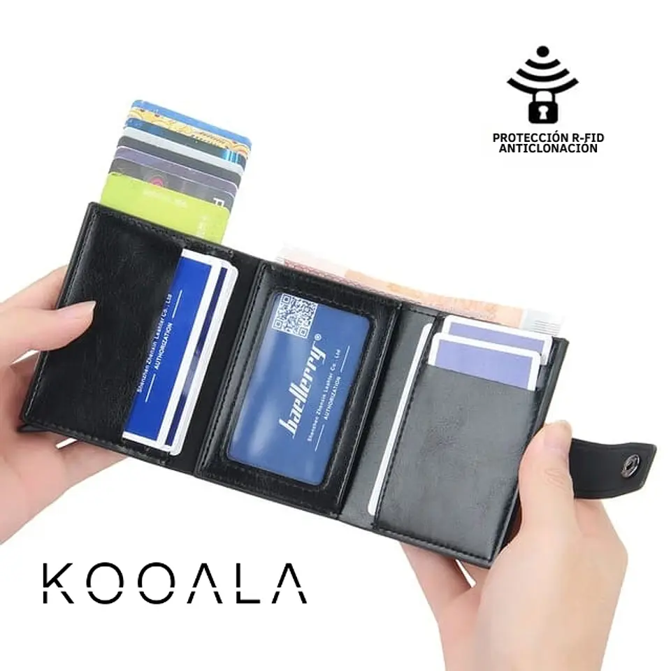 Billetera Smart KOOALA con Tarjetero Automático RFID 5