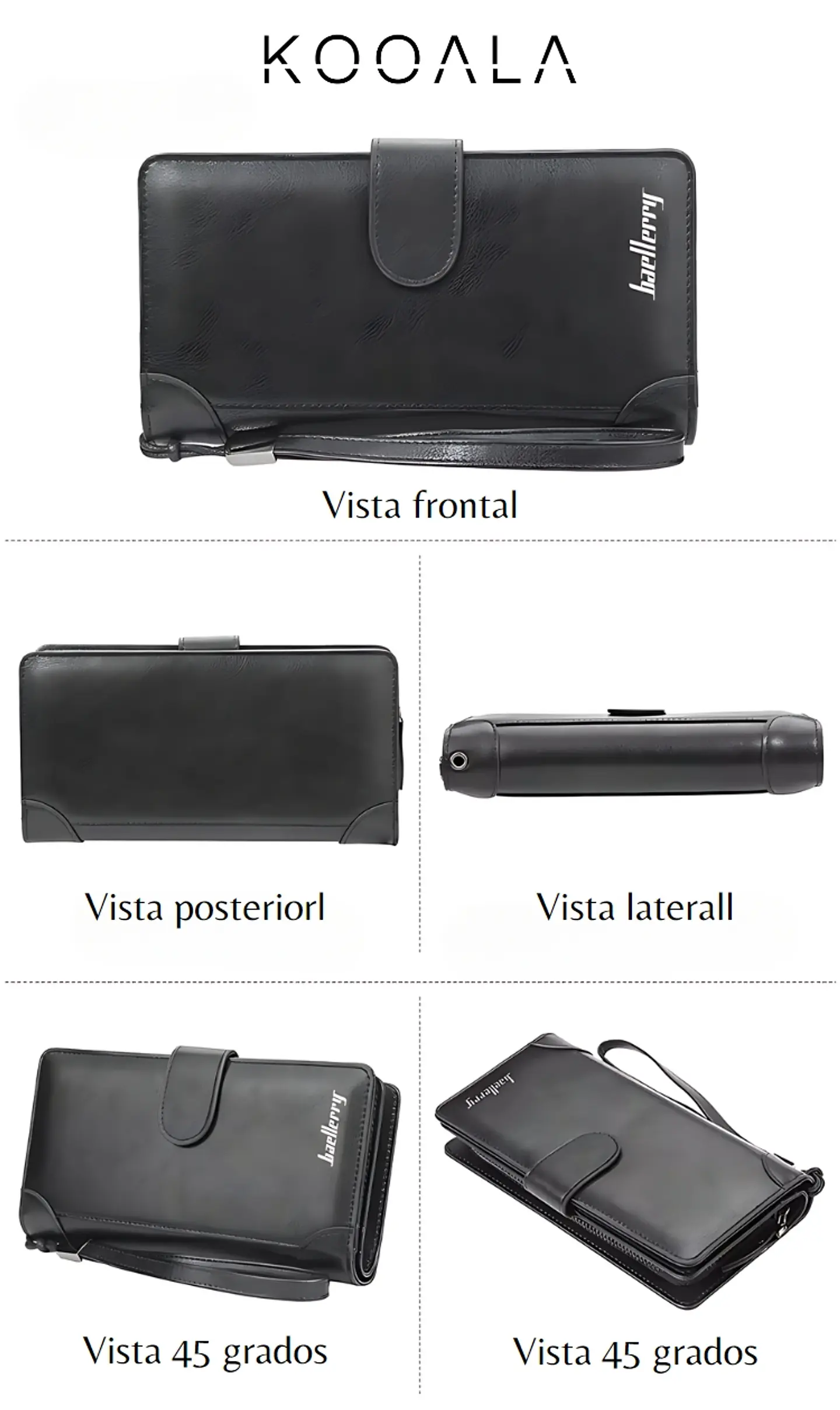 Billetera Baellerry Ejecutiva de Mano para Hombre 4