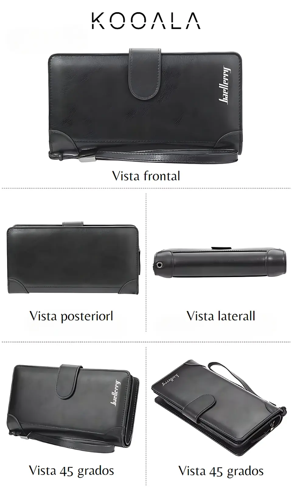 Billetera Baellerry Ejecutiva de Mano para Hombre 4