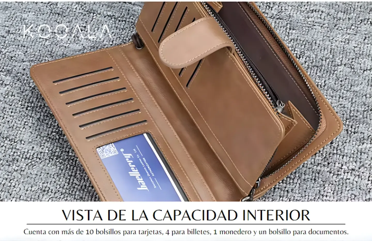 Billetera Baellerry Ejecutiva de Mano para Hombre 6