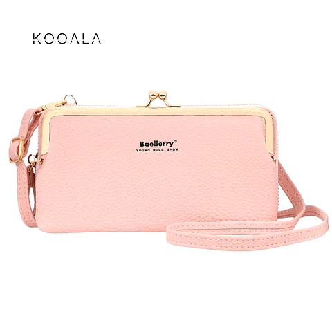 Billetera Cartera Baellerry Peach Rosada para Mujer