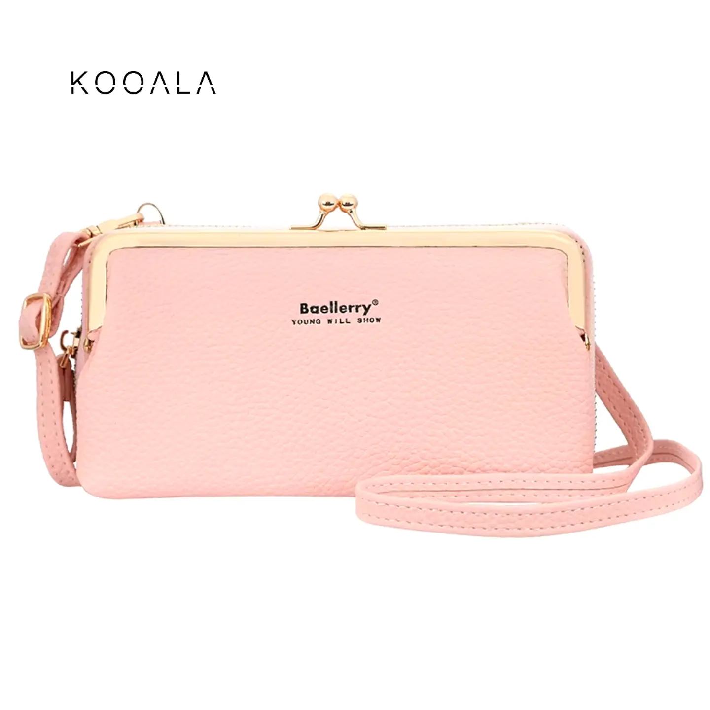 Billetera Cartera Baellerry Peach Rosada para Mujer 1