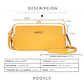 Billetera Cartera Baellerry Peach Rosada para Mujer - Miniatura 4