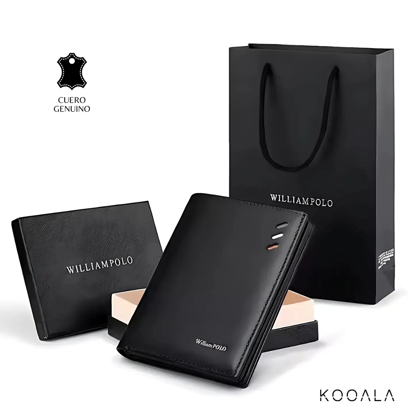 Billetera William Polo Bristol de Cuero con RFID 1