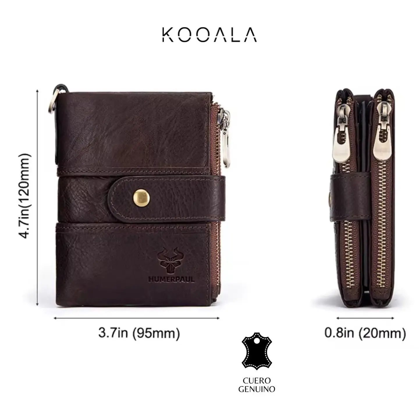 Billetera de Cuero Windsor Classic  para Hombre 4