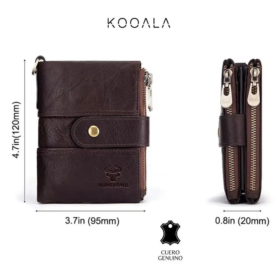 Billetera de Cuero Windsor Classic  para Hombre 4