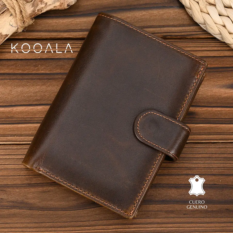 Billetera Premium Leather Max de Cuero Genuino 1
