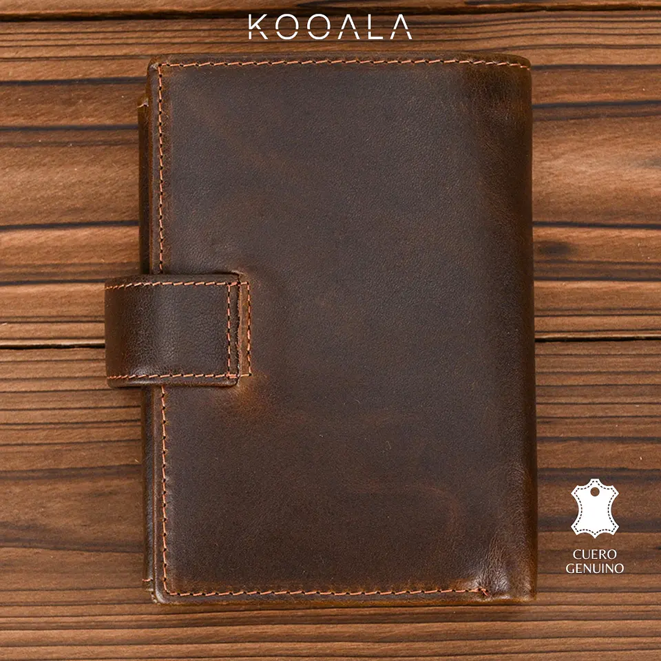 Billetera Premium Leather Max de Cuero Genuino 4
