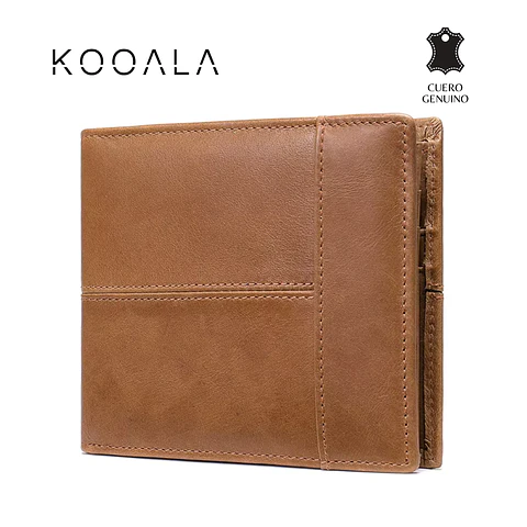 Billetera Slim Classic Pro de Cuero Genuino