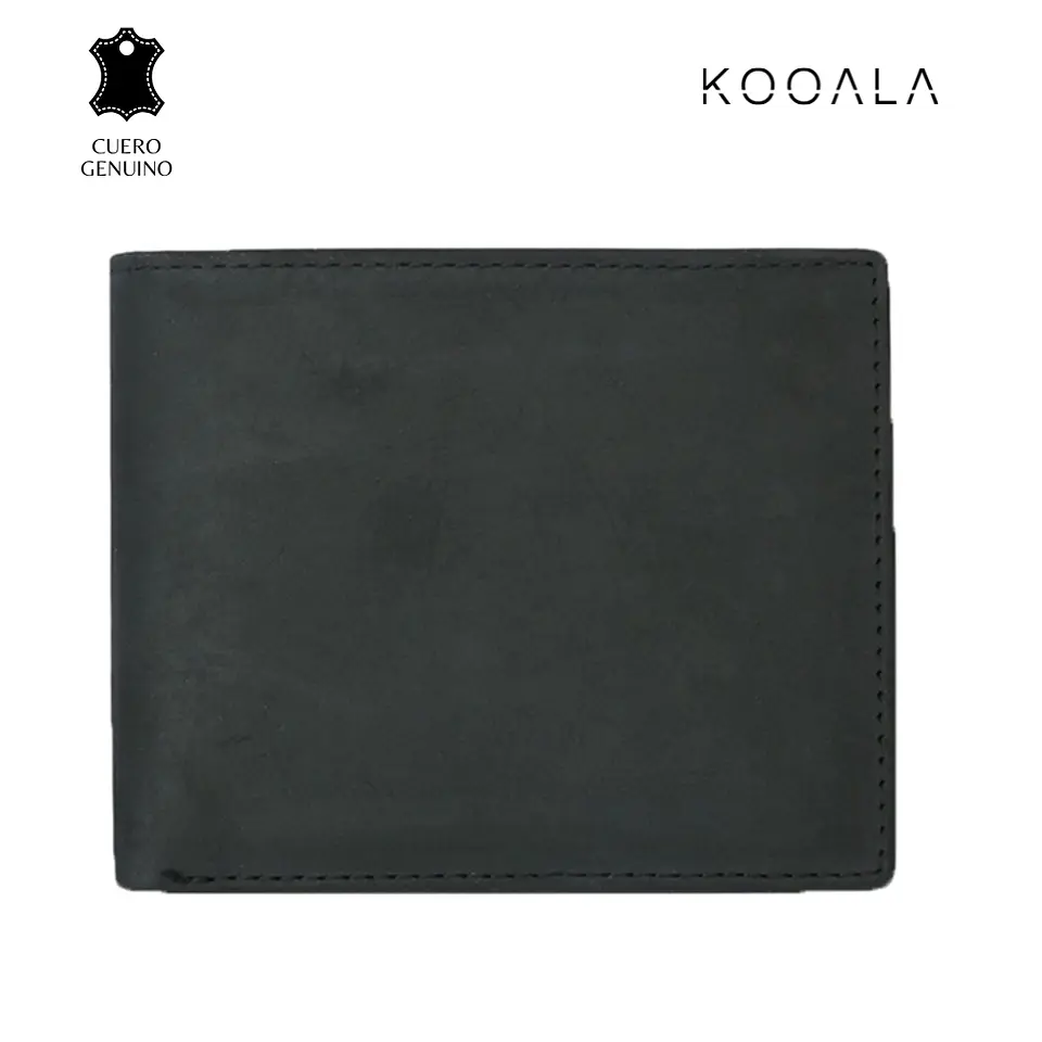 Billetera Slim Essential de Cuero Genuino para Hombre 3