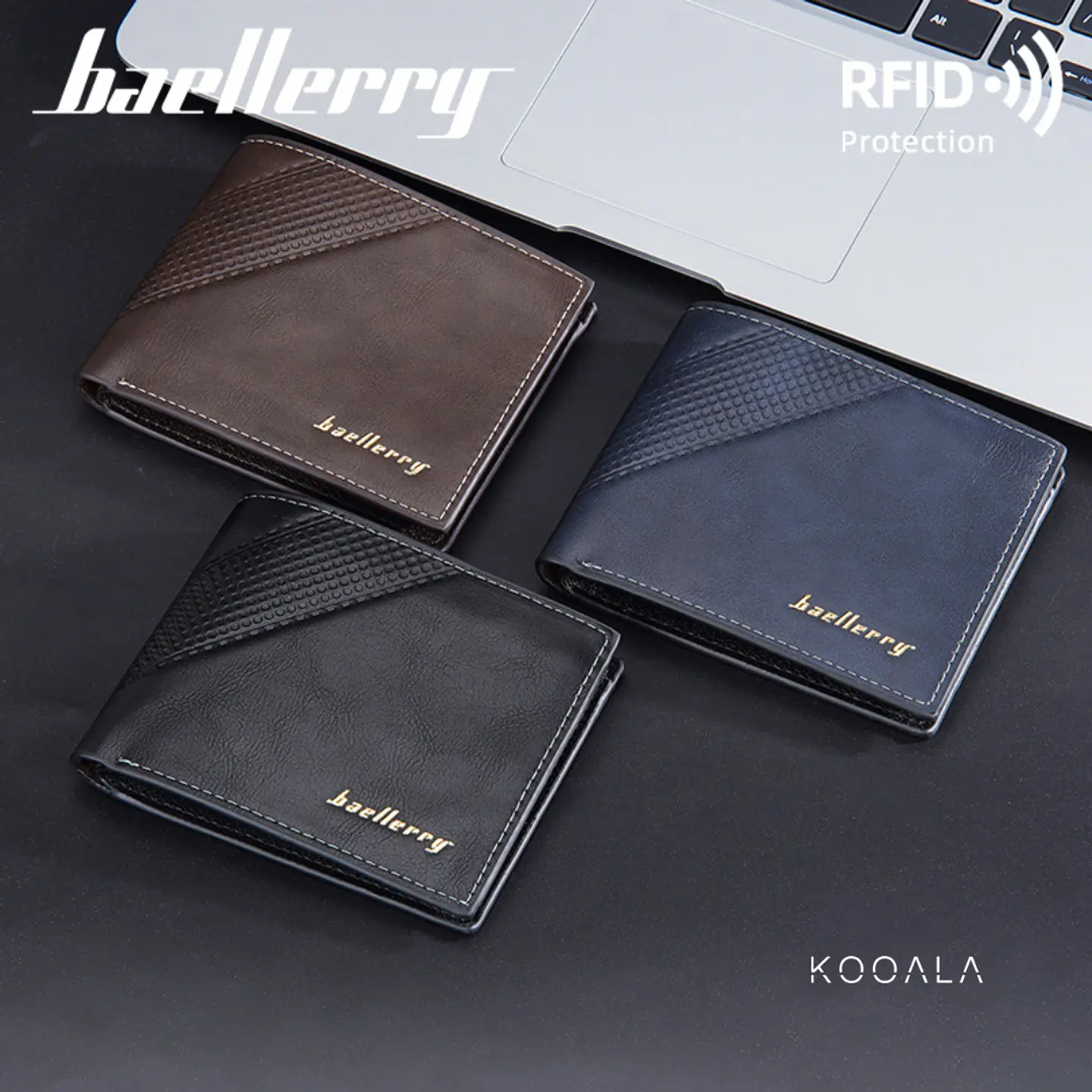 Billetera Baellerry Classic Horizontal RFID para Hombre 3