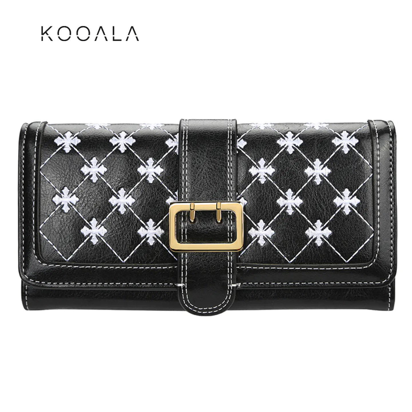 Billetera Baellerry Luxe Pattern con Hebilla para Mujer 4