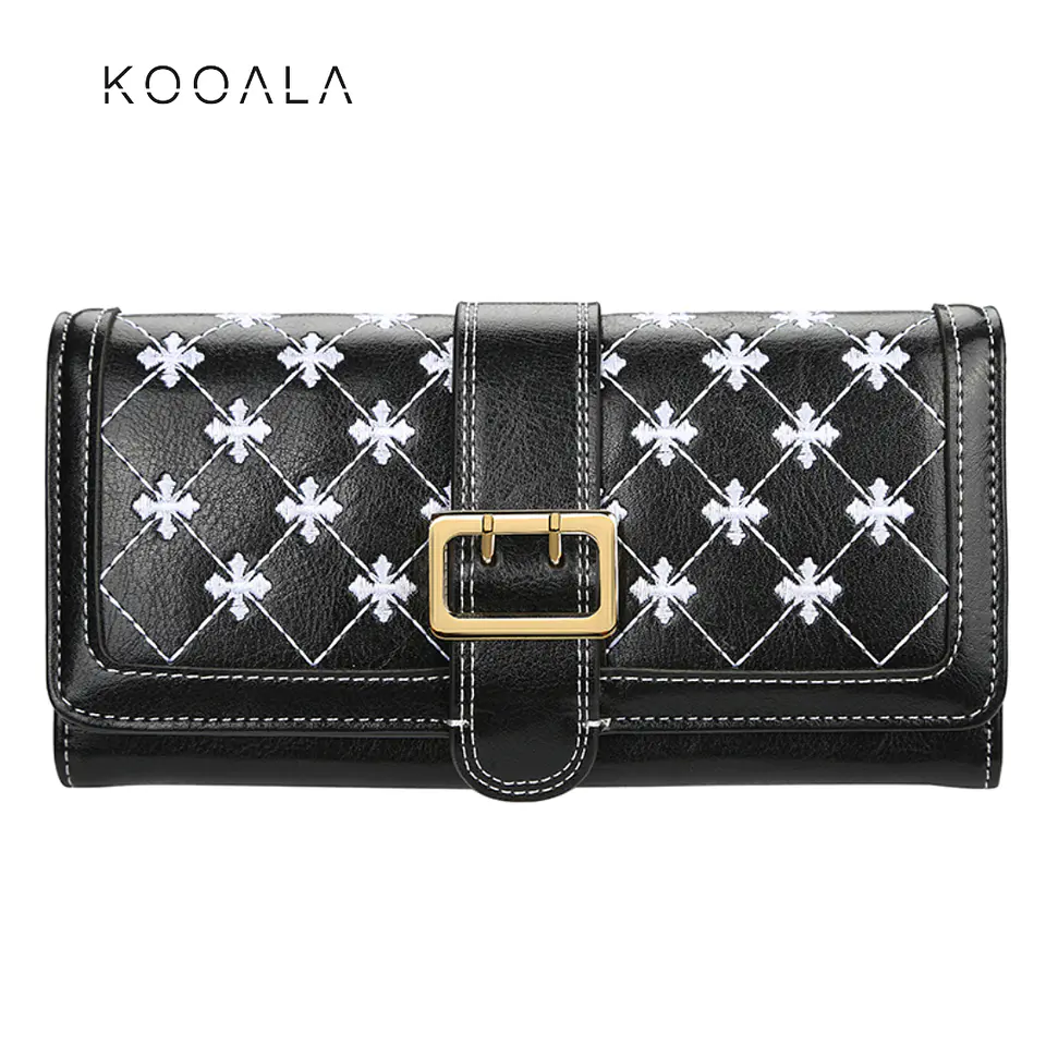 Billetera Baellerry Luxe Pattern con Hebilla para Mujer 4