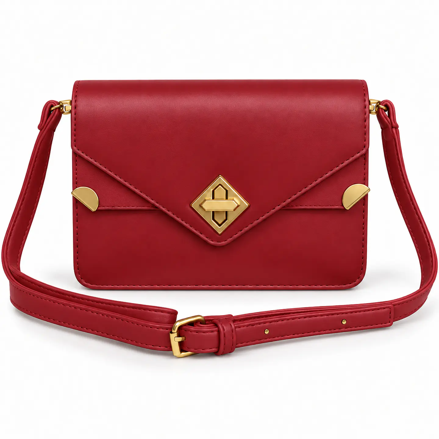 Cartera Nara Crossbody Rojo Vino para Mujer 3