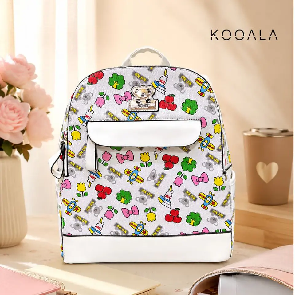 Set Mochila 3 en 1 Marco Koko Blanco 2