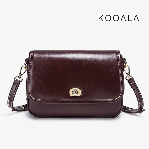 Cartera Morral Lía Rojo Vino para Mujer