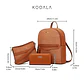 Set Mochila 3 Piezas Urban Trinity Camel - Miniatura 6