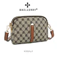 Cartera Crossbody Monogram Chic Beige y Marrón - Miniatura 3