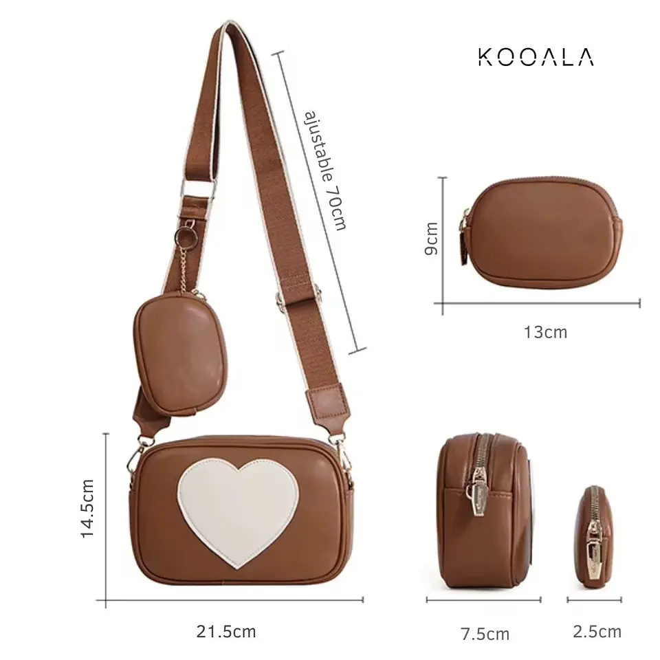Morral Sweet Heart Duo Baellerry con Monedero 13