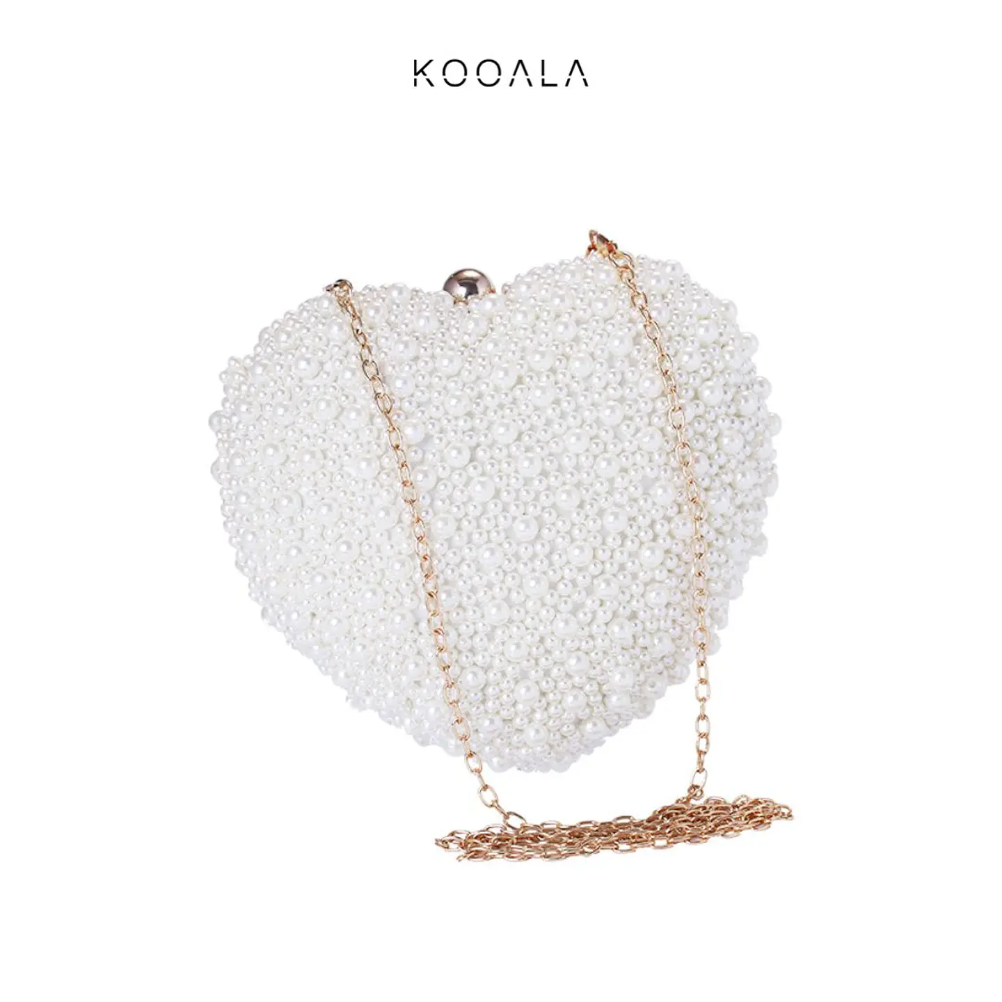 Clutch Pearl Heart Glam de Fiesta 1