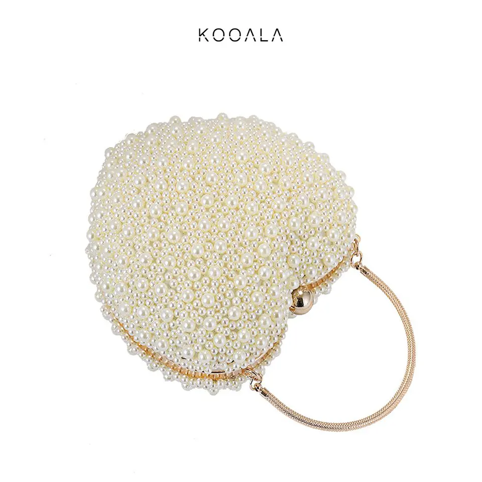 Clutch Pearl Heart Glam de Fiesta 4