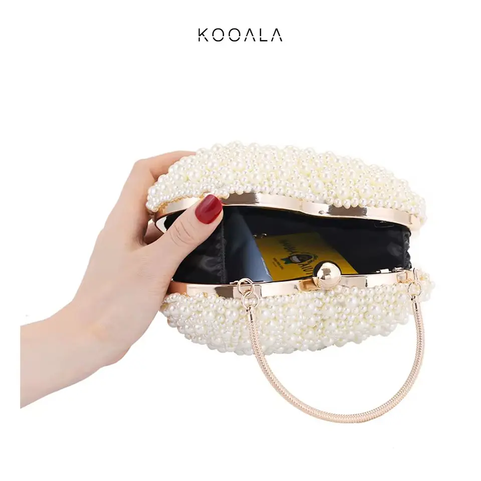 Clutch Pearl Heart Glam de Fiesta 7