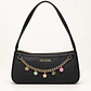 Cartera Baguette Guess Charm Chain Negra para Mujer - Miniatura 1