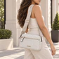 Morral Guess Logo Strap Blanco para Mujer - Miniatura 2