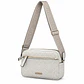 Morral Guess Logo Strap Blanco para Mujer - Miniatura 1
