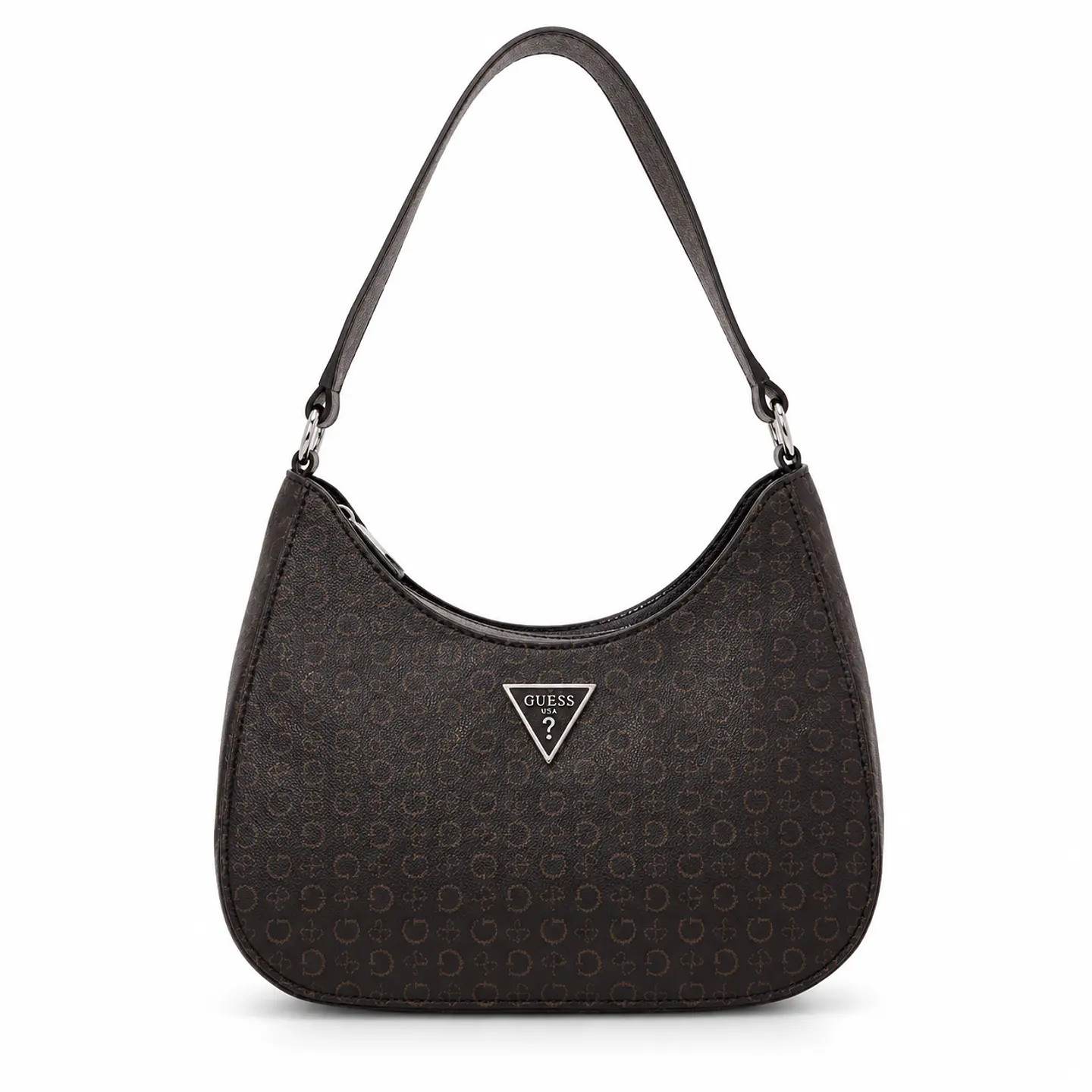 Cartera Baguette Guess Contrast Negra y Marrón para Mujer 1