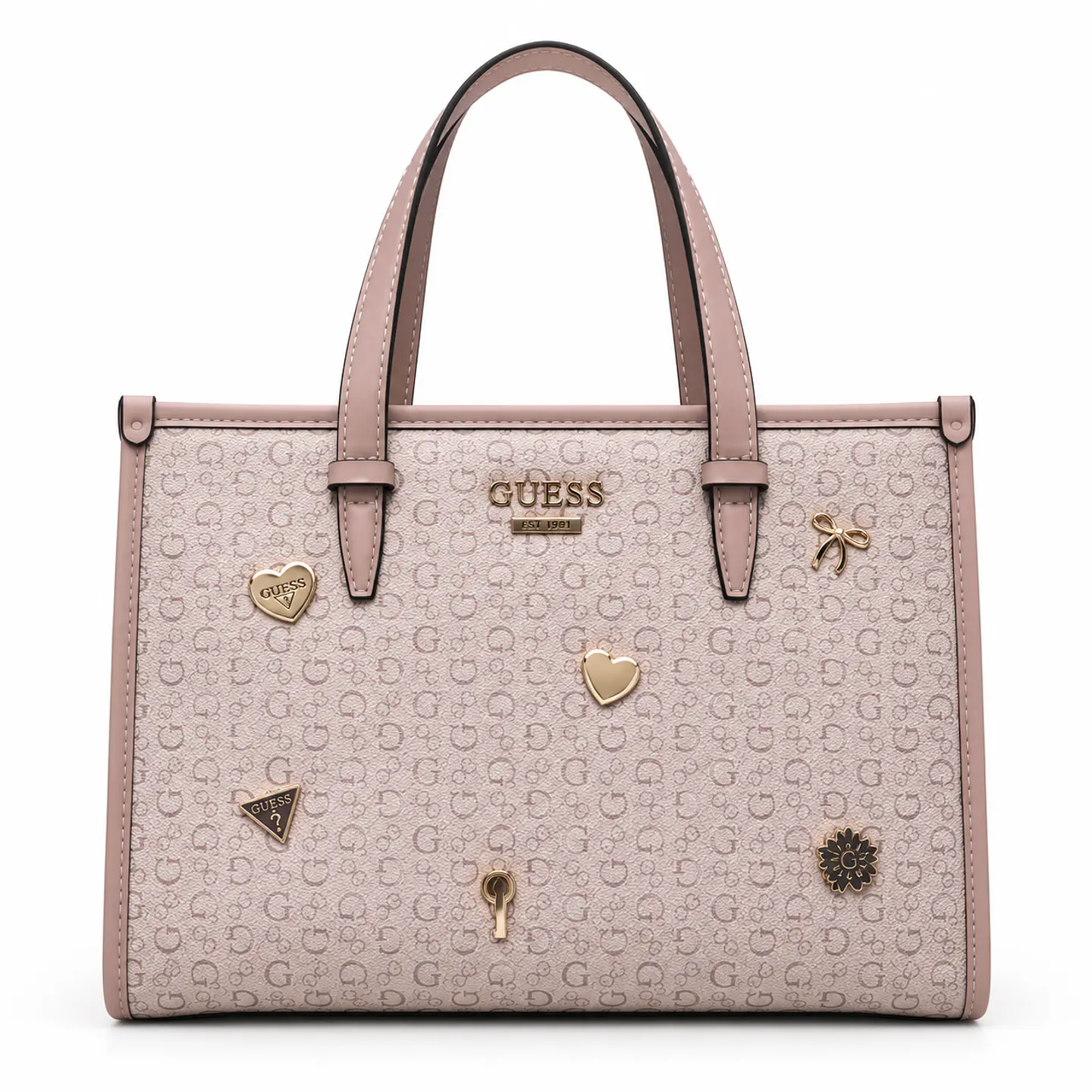 Cartera Guess Pin Detail Rosada para Mujer 1