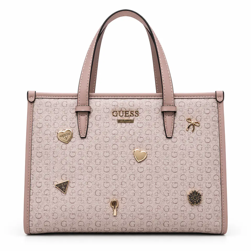 Cartera Guess Pin Detail Rosada para Mujer 1