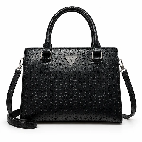 Cartera Guess G-Relief Negra para Mujer