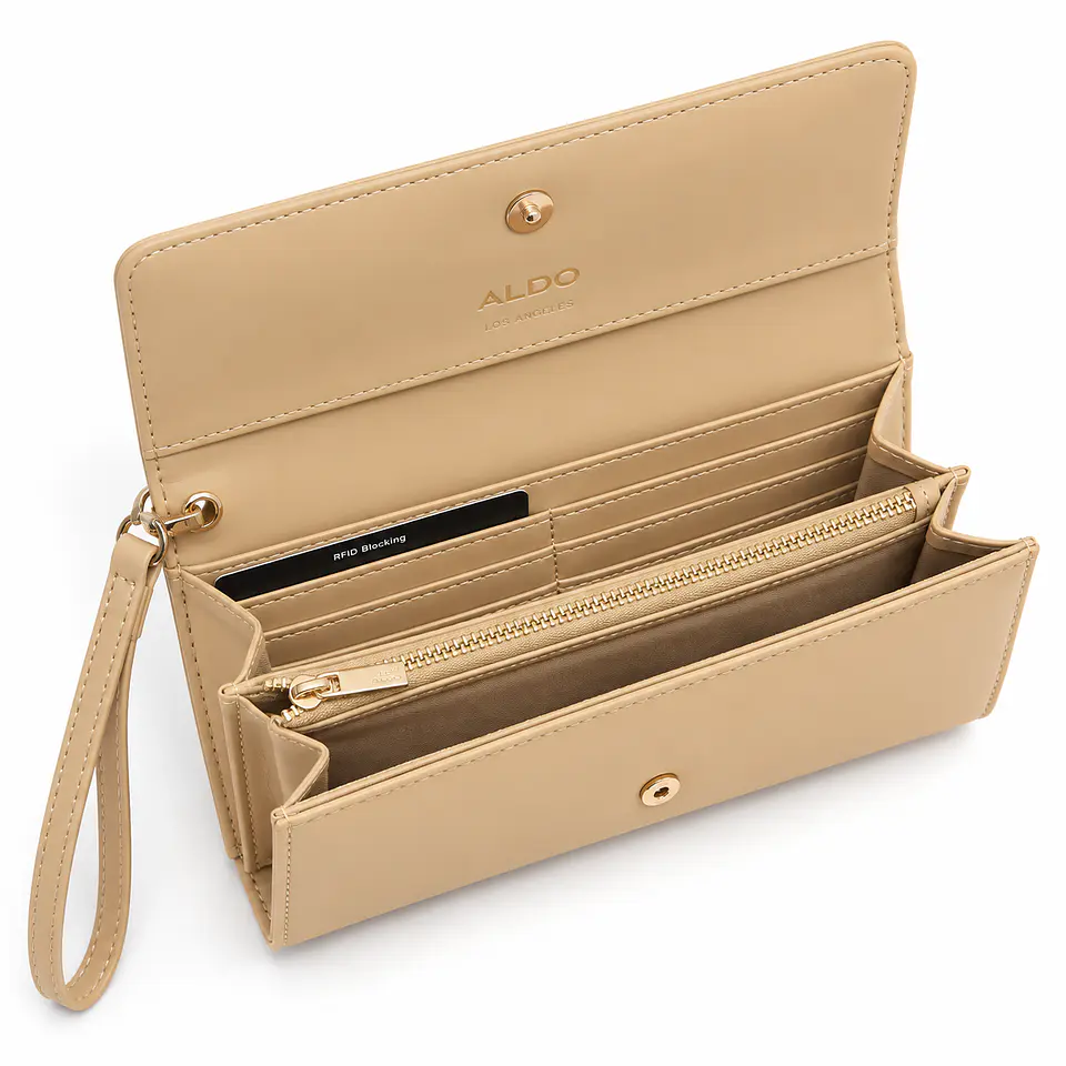 Billetera Aldo Signature Cream de Mano para Mujer 2