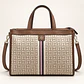 Mini Tote Tommy Hilfiger Heritage Stripe Beige para Mujer - Miniatura 1
