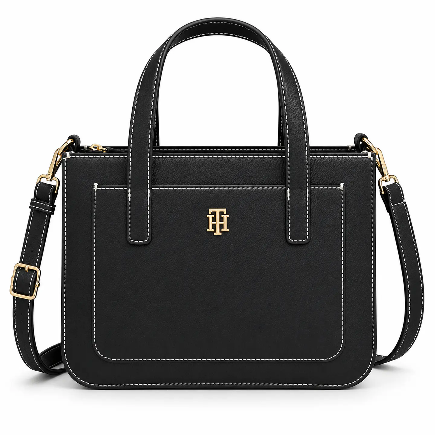 Cartera Tommy Hilfiger City Satchel Black para Mujer 1