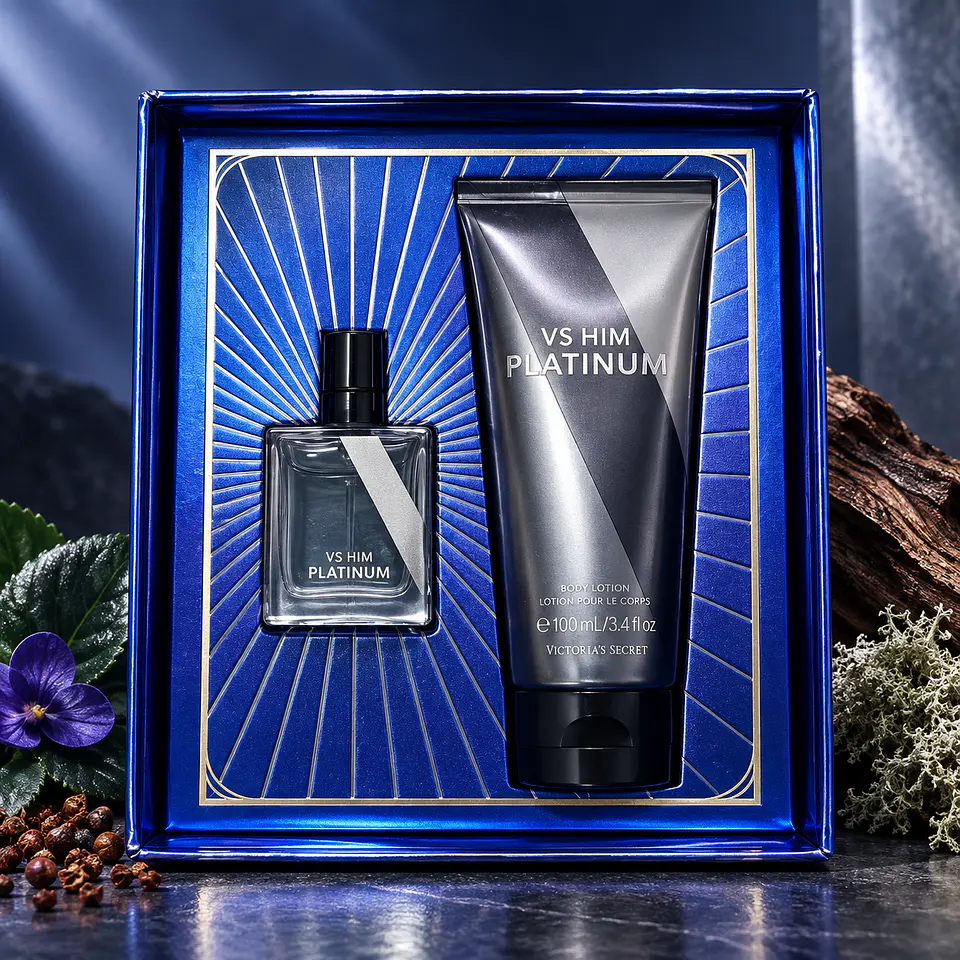 Set VS HIM Platinum Mini Eau de Parfum + Lotion – Victoria’s Secret 1
