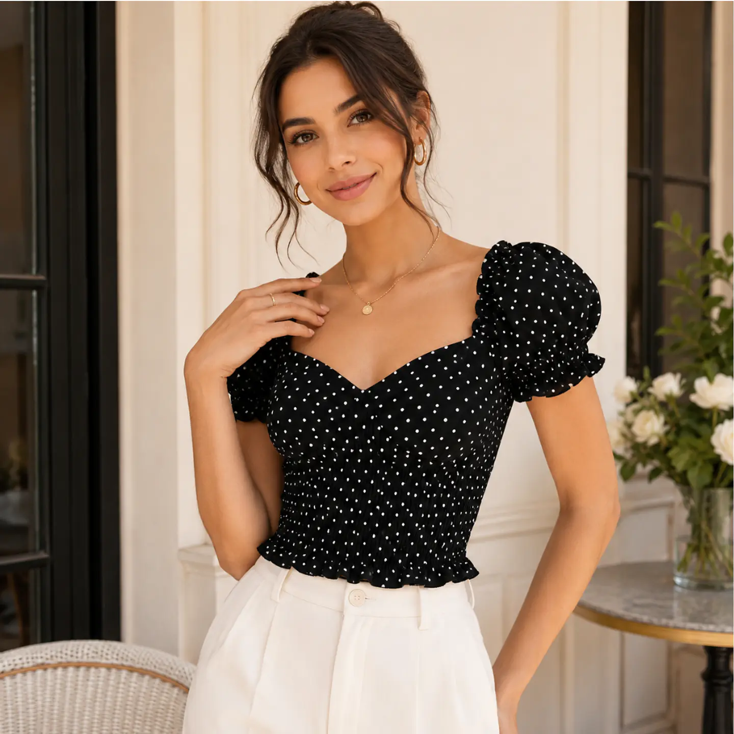 Blusa Polka Muse de Puntos 1