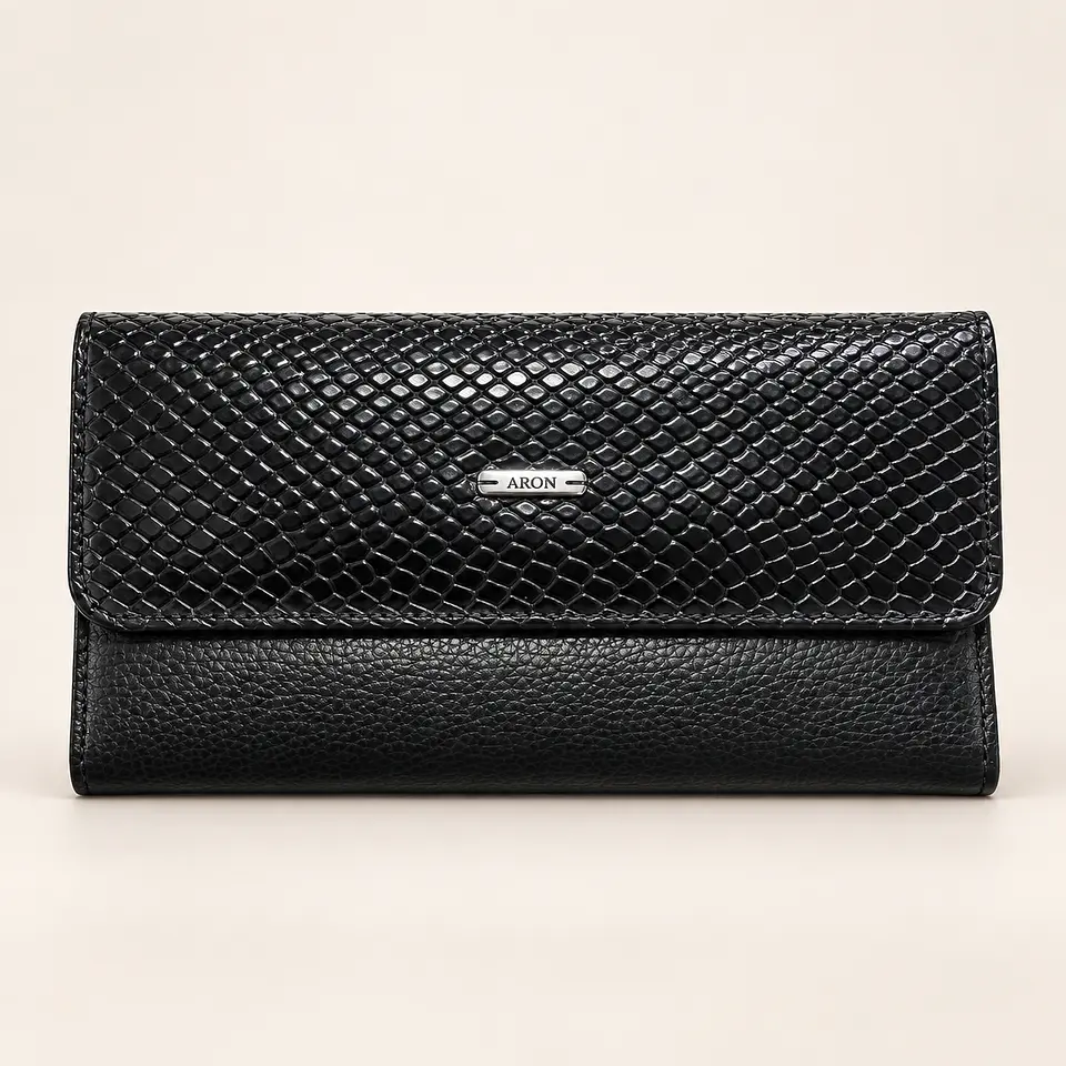 Billetera Aron de Cuero Genuino para Mujer 1