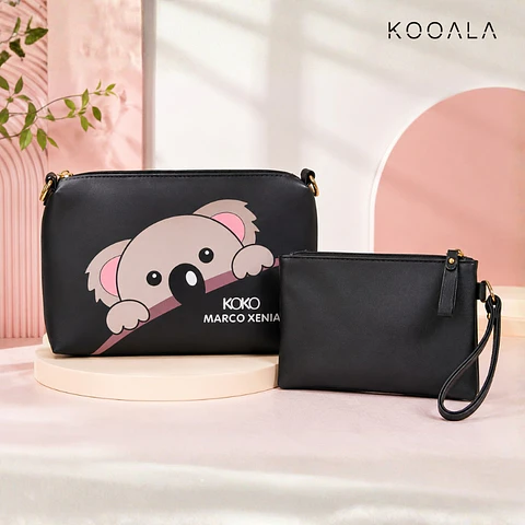 Set Morral Koko Marco Xenia 2 en 1 Negro