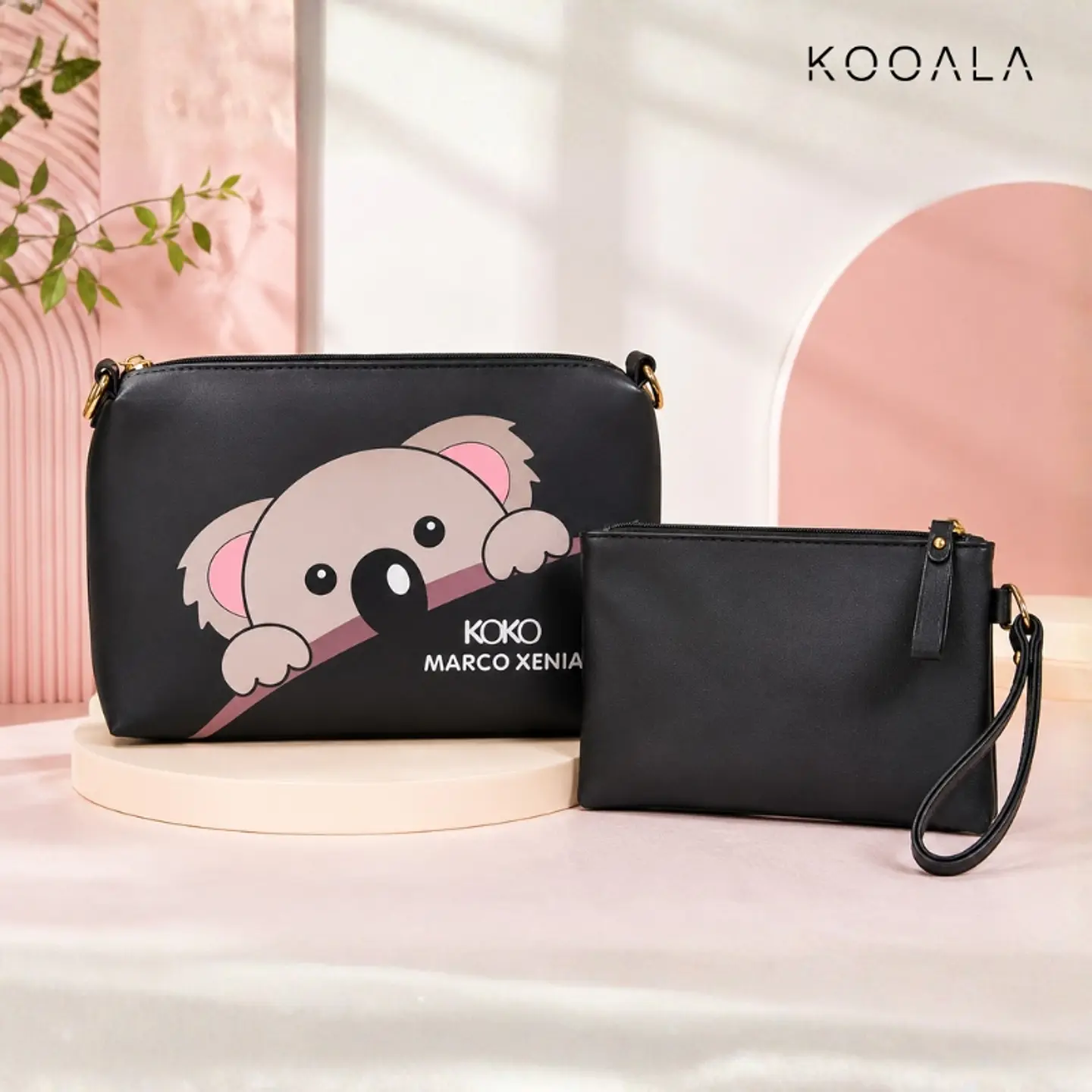 Set Morral Koko Marco Xenia 2 en 1 Negro 1