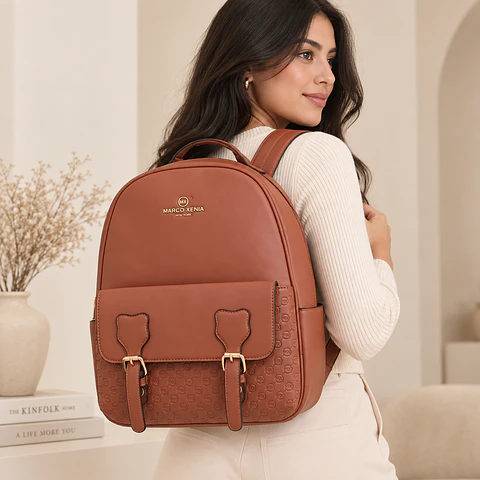 Mochila Marco Xenia Urban A4 4 en 1 Camel