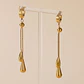 Set Collar + Aretes Lluvia Gold de Acero Inoxidable - Miniatura 7